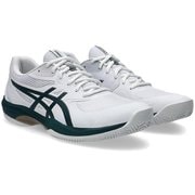 GAME FF CLAY/OC メンズ テニスシューズ WHITE/SAXON GREEN(100) 27cm 1041A490