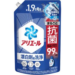 アリエール 漂白剤級洗浄 清潔でさわやかな香り 詰め替え ウルトラジャンボ 1400g 洗濯洗剤 液体