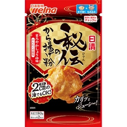 日清 秘伝のから揚げ粉 まろやかしょうゆ味 にんにく不使用 80g