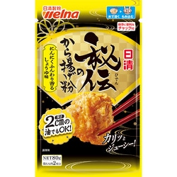 日清 秘伝のから揚げ粉 にんにくふんわり香るしょうゆ味 80g