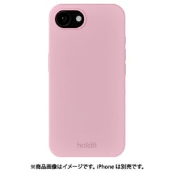 ソフトタッチシリコーンケース iPhone 16e用 Pink 16739