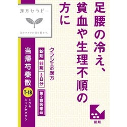 漢方セラピー クラシエ当帰芍薬散錠（とうきしゃくやくさん）（T-18）96錠 内容量：8日分 [第2類医薬品 漢方薬・生薬]