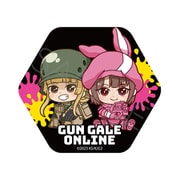SYNC-GGOHEX-E ソードアート・オンライン オルタナティブ ガンゲイル・オンライン II 六角形缶バッジ E. レン&フカ次郎