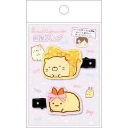 FE42504 すみっコぐらし 前髪クリップ ねこ＆えびふらいのしっぽ