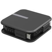 USB 充電&同期 ケーブル CtoC リール式 1.5m ロングタイプ 最大対応 60W コネクタも収納できてコンパクト 断線しにくい ブラック AJ-668