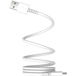 USB 充電＆同期 ケーブル AtoC 1m 最大対応 15W マグネット 内蔵で綺麗にまとまる 簡単収納 シリコン製 ホワイト AJ-669