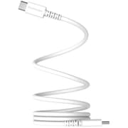 USB 充電&同期 ケーブル CtoC 1m 最大対応 60W マグネット 内蔵で綺麗にまとまる 簡単収納 シリコン製 ホワイト AJ-671