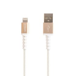 USB-A to Lightning ライトニング 強靭 充電 ケーブル 2m 最大 2.4A 対応 Apple MF 認証取得済 引張耐久 80kg以上 屈曲耐久 2万回以上 ホワイト YBBD200LWH