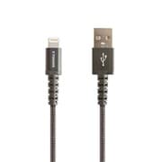USB-A to Lightning ライトニング 強靭 充電 ケーブル 2m 最大 2.4A 対応 Apple MF 認証取得済 引張耐久 80kg以上 屈曲耐久 2万回以上 ブラック YBBD200LBK