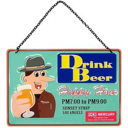 エンボス ティンサイン Drink Beer ME013550