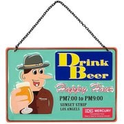エンボス ティンサイン Drink Beer ME013550
