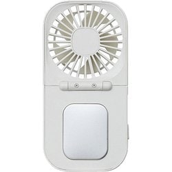 ペルチェ冷却機能 折りたたみファン リリーホワイト LCAF019-LW