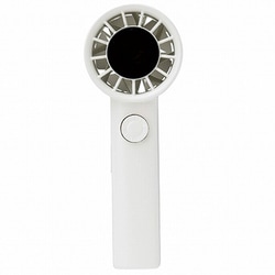 ターボハンディファン100段階ダイヤル式 リリーホワイト LCAF023-LW