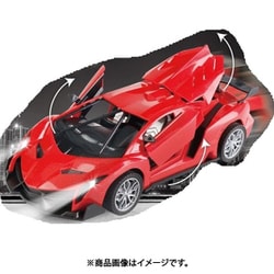 RC リモートオープンスーパーカー レッド