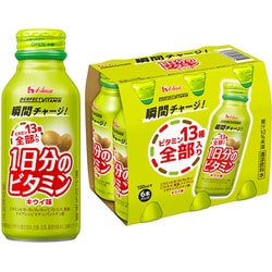 PERFECT VITAMIN 1日分のビタミン キウイ味 120mL ボトル缶 6本パック [清涼飲料水]