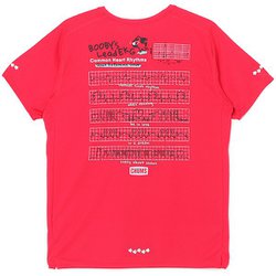 ランニングハートビートTシャツ レディース ランニングウェア シャツ Pink（R018） Lサイズ CH11-2496