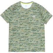 ランニングオールパターンTシャツ レディース ランニングウェア シャツ Mt.Camo(Z352) Mサイズ CH11-2498