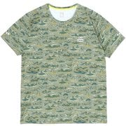 ランニングオールパターンTシャツ レディース ランニングウェア シャツ Mt.Camo(Z352) Lサイズ CH11-2498