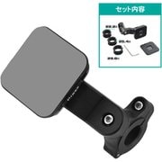 マグネットスマホホルダー ブラック 簡単操作・自動装着・汎用タイプ・360度回転・調整可能・コンパクト・ハンドル周り KS-280A