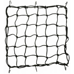 ポーターネットブラック Ｌサイズ 450×450mm 高強度フック・強力固定・4mmゴム MP-040