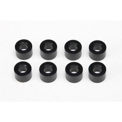 ZC-A3640B [φ3xφ6x4.0mm アルミシム 8個入 （黒）]