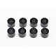 ZC-A3650B [φ3xφ6x5.0mm アルミシム 8個入 （黒）]