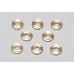 ZC-B3815 [φ3xφ8x1.5mm ブラススペーサー 高精度切削真鍮製 8個入]