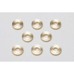 ZC-B3820 [φ3xφ8x2.0mm ブラススペーサー 高精度切削真鍮製 8個入]