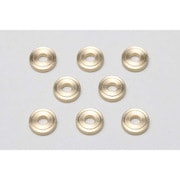ZC-B3820 [φ3xφ8x2.0mm ブラススペーサー 高精度切削真鍮製 8個入]