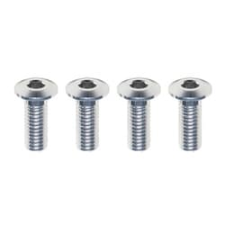 ZC-LH38A [M3x8mm ロープロヘッド ヘックス スクリュー アルミ製 6角穴（4本入）]