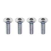 ZC-LH38A [M3x8mm ロープロヘッド ヘックス スクリュー アルミ製 6角穴（4本入）]