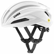 自転車ヘルメット ロードバイク用 JCF公認 MIPS搭載 ドイツ製 uvex surge aero MIPS ホワイトマット 56-59cm 4100980215