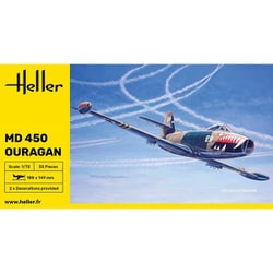HE80201 1/72 フランス空軍 MD450 ウーラガン 戦闘爆撃機 [組立式プラスチックモデル]