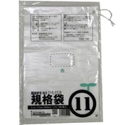 ひも付 ポリ袋 半透明 11号 シャカシャカ素材 100枚入 幅200×奥行300×厚さ 0.01mm 食品衛生法適合 00722311