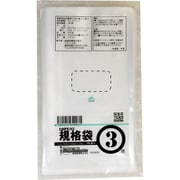 PE規格 ポリ袋 透明 3号 ツルツル素材 100枚入 幅80×奥行150×厚さ 0.03mm 食品衛生法適合 00722003