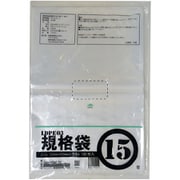 PE規格 ポリ袋 透明 15号 ツルツル素材 100枚入 幅300×奥行450×厚さ 0.03mm 食品衛生法適合 00722015