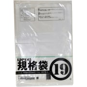 PE規格 ポリ袋 透明 19号 ツルツル素材 100枚入 幅400×奥行550×厚さ 0.03mm 食品衛生法適合 00722019
