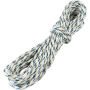 パワーロープ パラコード 4mm×10m 白/青(黄線) 00011004
