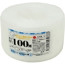 PPバンド 手仕事用 15mm×100m 透明 日本製 00321004
