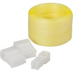 荷造りセット PPバンド 50m 専用ストッパー 25個入 00321200