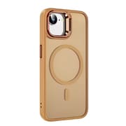 iPhone 16e カメラリングスタンドケース オレンジ 1845-16E-ORANGE