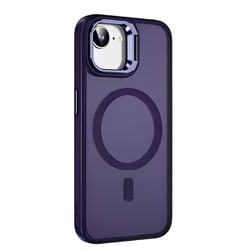 iPhone 16e カメラリングスタンドケース ディープパープル 1845-16E-DEEPPURPLE