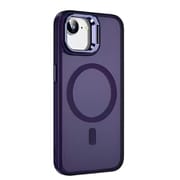 iPhone 16e カメラリングスタンドケース ディープパープル 1845-16E-DEEPPURPLE