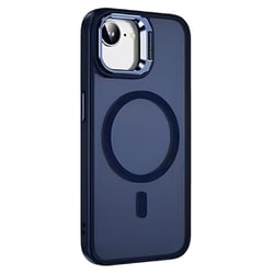 iPhone 16e カメラリングスタンドケース ネイビー 1845-16E-NAVY
