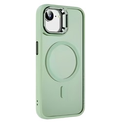 iPhone 16e カメラリングスタンドケース グリーン 1845-16E-GREEN