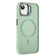 iPhone 16e カメラリングスタンドケース グリーン 1845-16E-GREEN