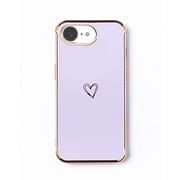 iPhone 16e キラリンハートケース パープル 1716-16E-PURPLE