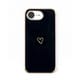 iPhone 16e キラリンハートケース ブラック 1716-16E-BLACK