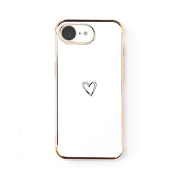 iPhone 16e キラリンハートケース ホワイト 1716-16E-WHITE