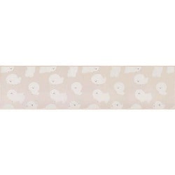 Fluffit キッチンマット インテリアマット ビジョンフリーゼ すべり止め加工 フラットで掃除機がかけやすい 床暖房対応 洗える 45×180cm